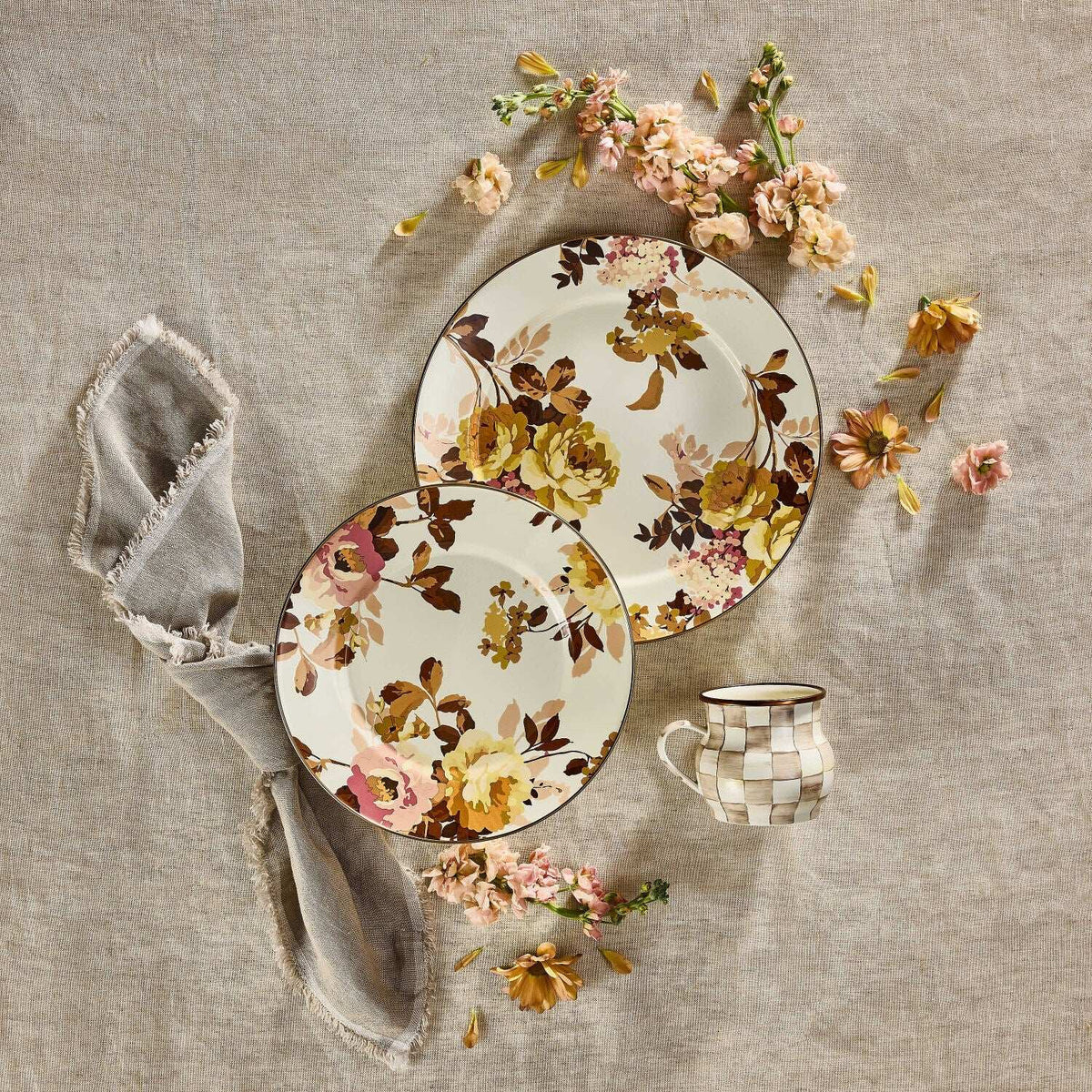 Wild Rose White Charger/Plate