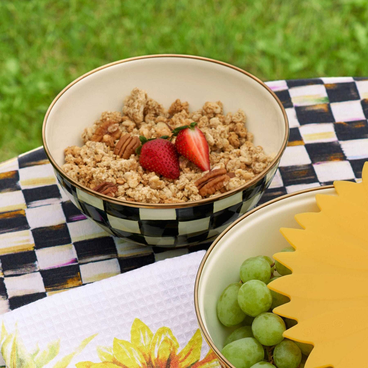 Courtly Check Small Everyday Bowl by MacKenzie-Childs